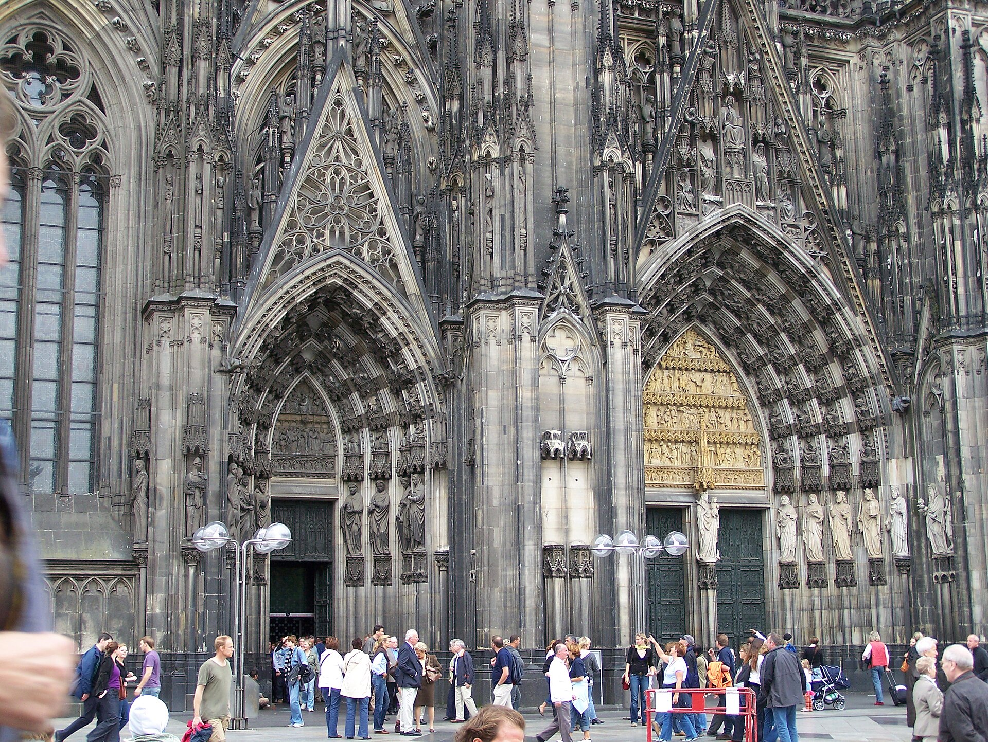 The twin towers of Cologne Cathedral