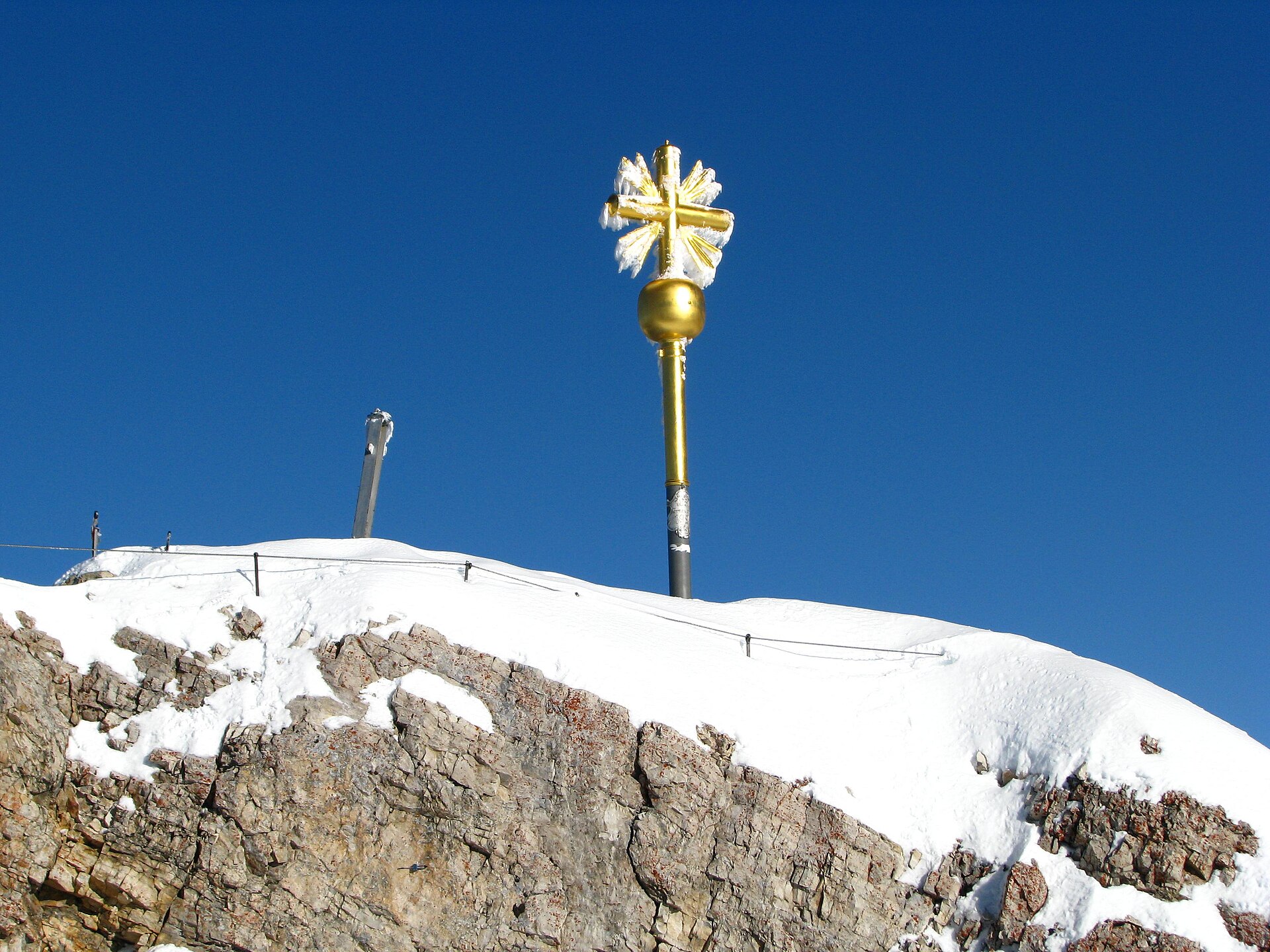 The summit of the Zugspitze